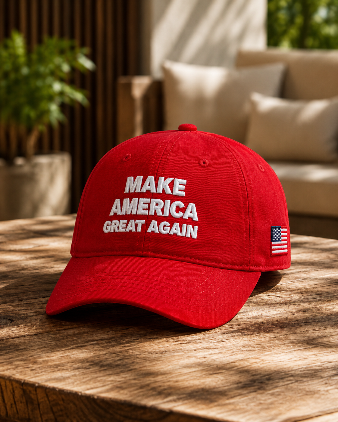 America embroidered cap